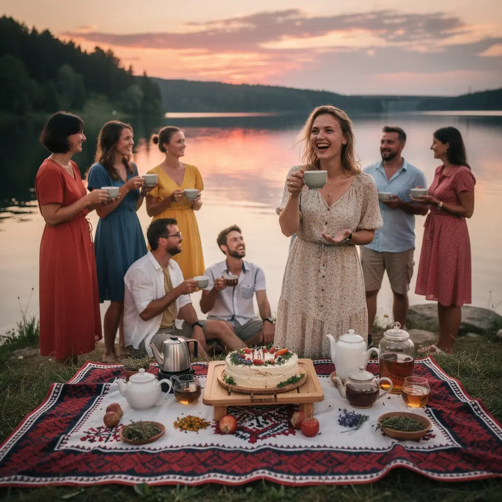 Detailný pohľad na sušené bylinky a kvety zložené na bielej plachte.